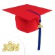 CHILDREN'S SIZE Graduation Cap MATT - red