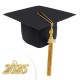 CHILDREN'S student cap MATT - black, 2025